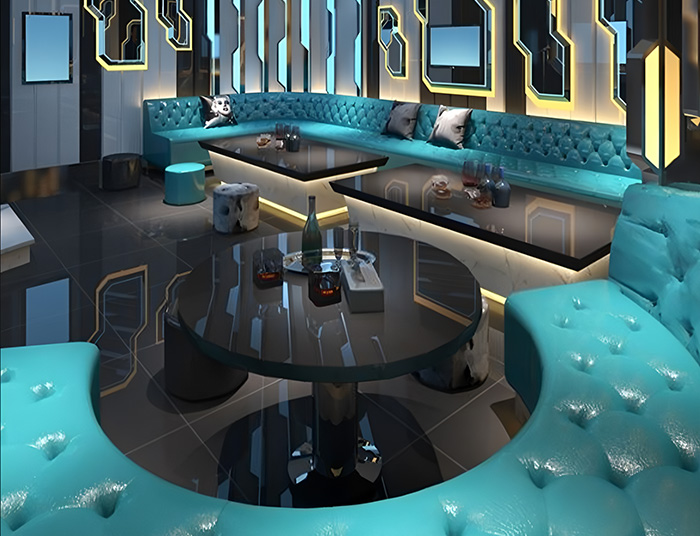 KTV沙發(fā)布局設(shè)計(jì):如何最大化利用空間?